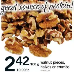 Fortinos WALNUT PIECES, HALVES OR CRUMBS offer