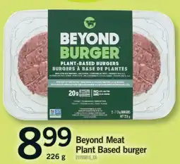 Fortinos BEYOND MEAT PLANT BASED BURGER, 226g offer