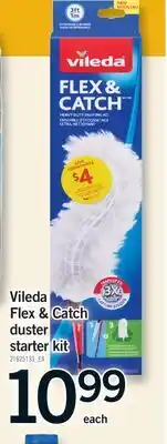 Fortinos VILEDA FLEX & CATCH DUSTER STARTER KIT offer