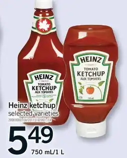 Fortinos HEINZ KETCHUP, 750 ML/1 L offer