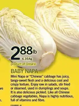 Fortinos BABY NAPA offer