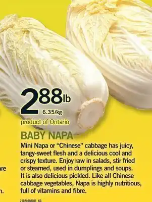 Fortinos BABY NAPA offer