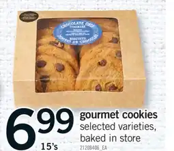 Fortinos GOURMET COOKIES, 15'S offer