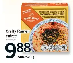 Fortinos CRAFTY RAMEN ENTREE, 500-540 g offer