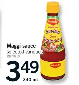 Fortinos MAGGI SAUCE, 340 mL offer