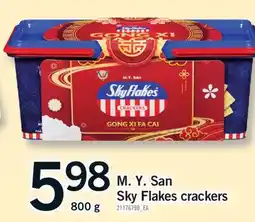 Fortinos M. Y. SAN SKY FLAKES CRACKERS, 800G offer