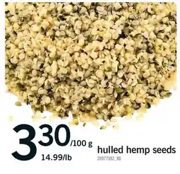 Fortinos HULLED HEMP SEEDS offer