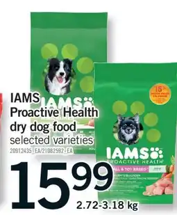Fortinos IAMS PROACTIVE HEALTH DRY DOG FOOD offer