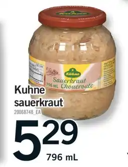 Fortinos KUHNE SAUERKRAUT, 796 mL offer