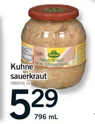 Fortinos KUHNE SAUERKRAUT, 796 mL offer