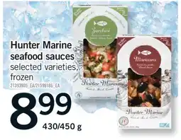 Fortinos HUNTER MARINE SEAFOOD SAUCES, 430/450 g offer