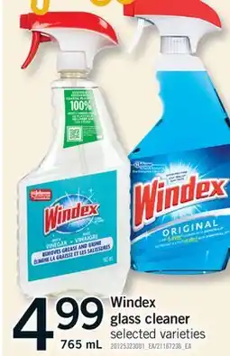 Fortinos WINDEX GLASS CLEANER, 765 ml offer
