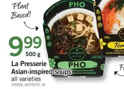 Fortinos LA PRESSERIE ASIAN-INSPIRED SOUPS, 500 G offer