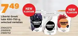 Fortinos LIBERTÉ GREEK TUBS, 650-750 G offer
