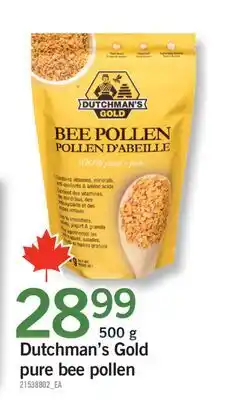 Fortinos DUTCHMAN'S GOLD PURE BEE POLLEN, 500 G offer