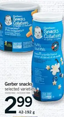 Fortinos GERBER SNACKS offer