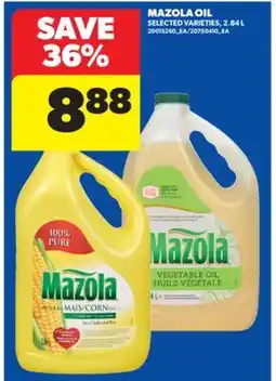 Real Canadian Superstore MAZOLA OIL, 2.84 L offer