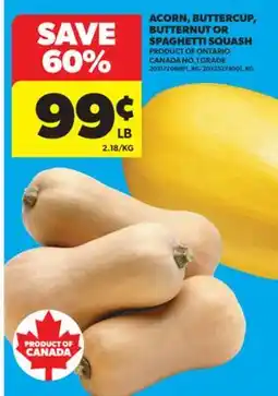 Real Canadian Superstore ACORN, BUTTERCUP, BUTTERNUT OR SPAGHETTI SQUASH offer