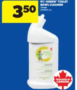 Real Canadian Superstore PC GREEN TOILET BOWL CLEANER, 710 ML offer