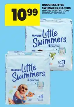 Real Canadian Superstore HUGGIES LITTLE SWIMMERS DIAPERS, 17-20' S offer