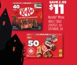 Real Canadian Superstore NESTLÉ MINIS, 40CT/50CT offer