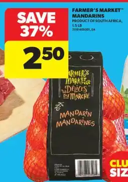 Real Canadian Superstore FARMER'S MARKET MANDARINS, 1.5 LB offer