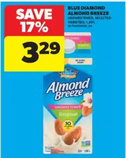 Real Canadian Superstore BLUE DIAMOND ALMOND BREEZE, 1.89 L offer