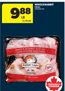 Real Canadian Superstore WHOLE RABBIT offer