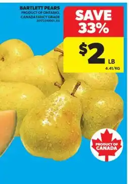 Real Canadian Superstore BARTLETT PEARS offer