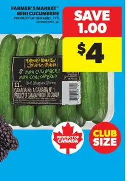 Real Canadian Superstore FARMER'S MARKET MINI CUCUMBERS, 11' S offer