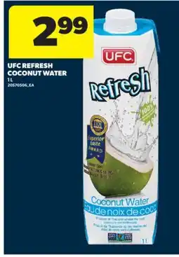 Real Canadian Superstore UFC REFRESH COCONUT WATER, 1 L offer