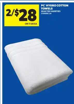 Real Canadian Superstore PC HYGRO COTTON TOWELS offer