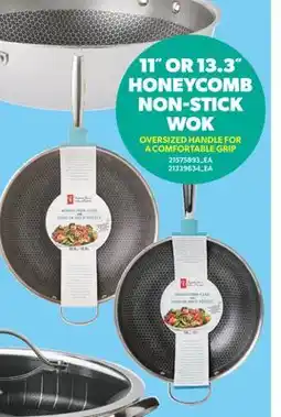 Real Canadian Superstore PC 11 OR 13.3 HONEYCOMB NON-STICK WOK offer