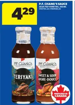 Real Canadian Superstore P. F. CHANG'S SAUCE, 350 ML offer