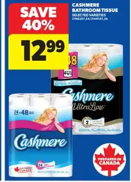 Real Canadian Superstore CASHMERE BATHROOM TISSUE offer