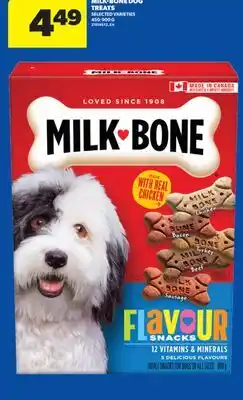 Real Canadian Superstore MILK-BONE DOG TREATS, 450-900 G offer
