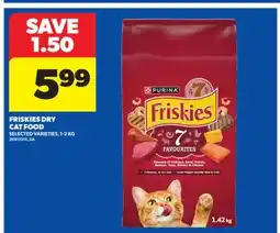 Real Canadian Superstore FRISKIES DRY CAT FOOD, 1-2 KG offer