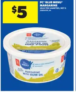 Real Canadian Superstore PC BLUE MENU MARGARINE, 907 G offer