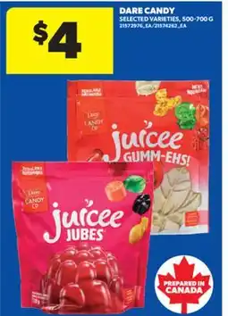 Real Canadian Superstore DARE CANDY, 500-700 G offer