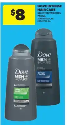 Real Canadian Superstore DOVE INTENSE HAIR CARE, 750 ML offer