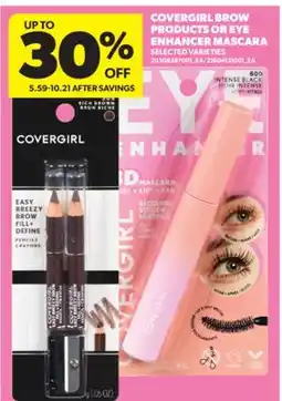 Real Canadian Superstore COVERGIRL BROW PRODUCTS OR EYE ENHANCER MASCARA offer