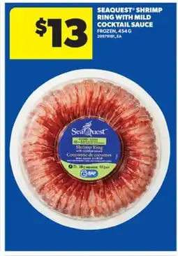 Real Canadian Superstore SEAQUEST SHRIMP RING WITH MILD COCKTAIL SAUCE, 454 G offer