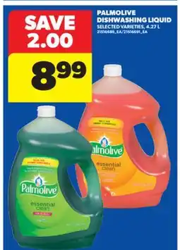 Real Canadian Superstore PALMOLIVE DISHWASHING LIQUID, 4.27 L offer