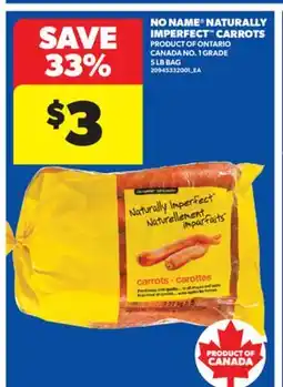 Real Canadian Superstore NO NAME NATURALLY IMPERFECT CARROTS, 5 LB BAG offer