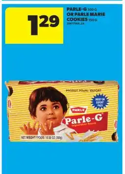 Real Canadian Superstore PARLE-G 300 G OR PARLE MARIE COOKIES 150 G offer