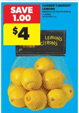 Real Canadian Superstore FARMER'S MARKET LEMONS, 2 LB BAG offer