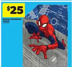 Real Canadian Superstore MARVEL SPIDERMAN THROW offer