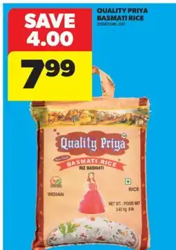 Real Canadian Superstore QUALITY PRIYA BASMATI RICE offer