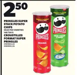 Independent Grocer PRINGLES SUPER STACK POTATO CHIPS, 148/156 G offer