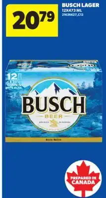 Real Canadian Superstore BUSCH LAGER, 12X473 ML offer